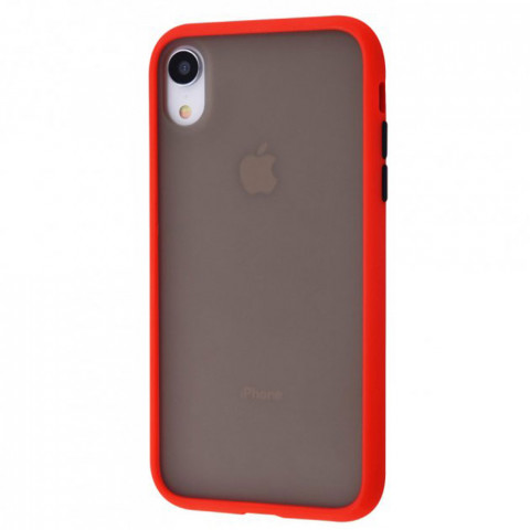Чохол Shadow Matte на iPhone Xr Red/Black